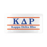 Kappa Delta Rho Lettered Lines License Covers - Custom