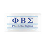 PHI BETA SIGMA LETTERED LINES LICENSE COVERS - Custom