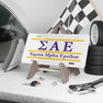 Sigma Alpha Epsilon Lettered Lines License Covers - Custom