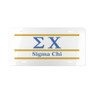 SIGMA CHI LETTERED LINES LICENSE COVERS - Custom