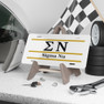 SIGMA NU LETTERED LINES LICENSE COVERS