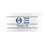 THETA XI LETTERED LINES LICENSE COVERS - Custom