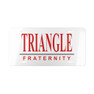 TRIANGLE LETTERED LINES LICENSE COVERS
