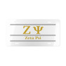 ZETA PSI LETTERED LINES LICENSE COVERS - Custom