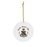 Alpha Sigma Phi Ceramic Ornaments, 3 Shapes To Choose From