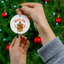 Delta Chi Ceramic Ornaments, 3 Shapes To Choose From