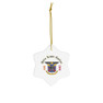 Delta Kappa Epsilon Ceramic Ornaments, 3 Shapes To Choose From