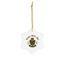 Kappa Delta Phi Ceramic Ornaments, 3 Shapes To Choose From