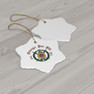 Omega Psi Phi Ceramic Ornaments, 3 Shapes To Choose From