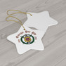 Omega Psi Phi Ceramic Ornaments, 3 Shapes To Choose From