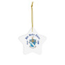 Phi Delta Theta Ceramic Ornaments, 3 Shapes To Choose From