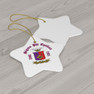 Sigma Phi Epsilon Ceramic Ornaments, 3 Shapes To Choose From