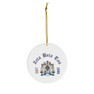 Zeta Beta Tau Ceramic Ornaments, 3 Shapes To Choose From