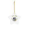 Zeta Psi Ceramic Ornaments, 3 Shapes To Choose From