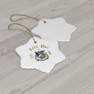Zeta Psi Ceramic Ornaments, 3 Shapes To Choose From