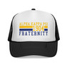 Alpha Kappa Psi Lines Trucker Caps
