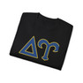 Printify Delta Upsilon Greek Letter Cotton Tee 