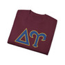 Printify Delta Upsilon Greek Letter Cotton Tee 