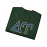 Printify Delta Upsilon Greek Letter Cotton Tee 