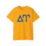Printify Delta Upsilon Greek Letter Cotton Tee 