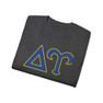 Printify Delta Upsilon Greek Letter Cotton Tee 