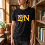 Sigma Nu Greek Crest Cotton Tee