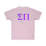 Printify Sigma Pi Greek Crest Cotton Tee 