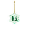 Kappa Delta Holiday Cheer Ceramic Ornament, 2 Shapes To Choose From