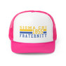 Sigma Chi Lines Trucker Caps