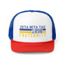 Zeta Beta Tau Lines Trucker Caps