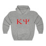 Printify Kappa Psi Crest World Famous Hooded Sweatshirt 