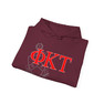 Phi Kappa Tau Crest World Famous Hooded Sweatshirt