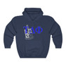 Tau Delta Phi Crest World Famous Hooded Sweatshirt