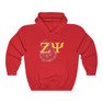 Zeta Psi Crest World Famous Hooded Sweatshirt