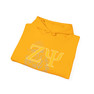 Zeta Psi Crest World Famous Hooded Sweatshirt