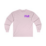 Printify FIJI Fraternity - Phi Gamma Delta World Famous Crest Long Sleeve T-Shirt 