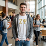 Zeta Psi Lettered T-shirts