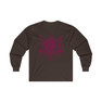Printify Psi Upsilon World Famous Crest Long Sleeve T-Shirt 