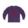 Printify Psi Upsilon World Famous Crest Long Sleeve T-Shirt 