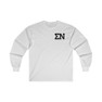 Printify Sigma Nu World Famous Crest Long Sleeve T-Shirt 