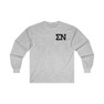 Printify Sigma Nu World Famous Crest Long Sleeve T-Shirt 