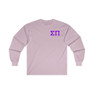 Printify Sigma Pi World Famous Crest Long Sleeve T-Shirt 