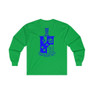 Printify Tau Delta Phi World Famous Crest Long Sleeve T-Shirt 