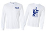 Printify Tau Delta Phi World Famous Crest Long Sleeve T-Shirt 