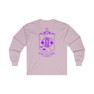 Printify Tau Epsilon Phi World Famous Crest Long Sleeve T-Shirt 