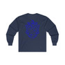 Printify Theta Xi World Famous Crest Long Sleeve T-Shirt 