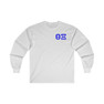 Printify Theta Xi World Famous Crest Long Sleeve T-Shirt 