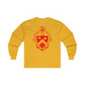 Printify Triangle World Famous Crest Long Sleeve T-Shirt 