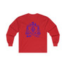 Printify Zeta Beta Tau World Famous Crest Long Sleeve T-Shirt 