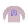 Printify Zeta Beta Tau World Famous Crest Long Sleeve T-Shirt 